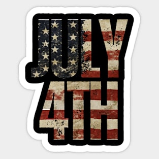 Fourth of July Sticker